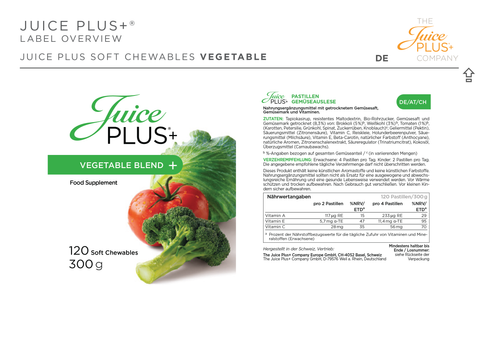 Fruit & Vegetable Blend Chewables